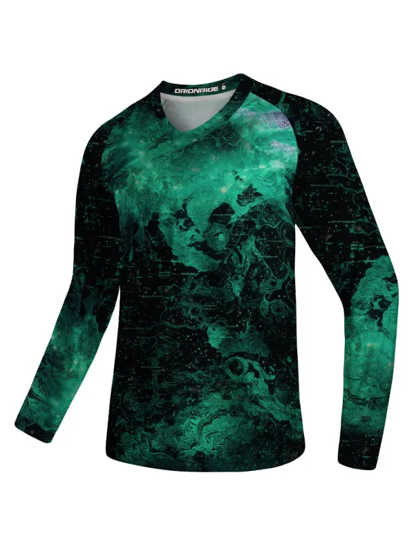 Orionride Magic Map Long Sleeve Downhill Jersey sold by Orionride