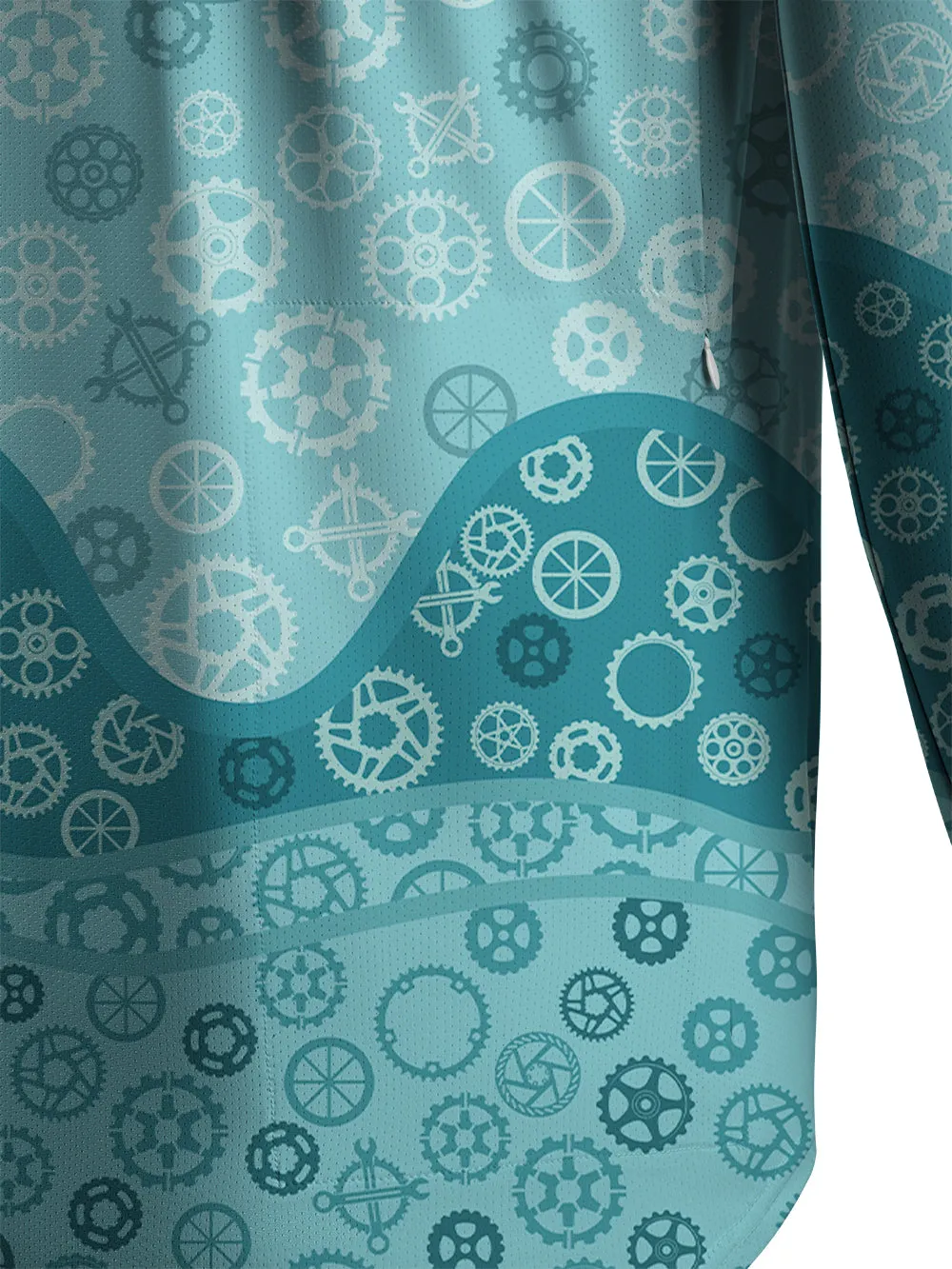 Orionride Wave Gear Men's Stretchy Breathable Long Sleeve Gravel Shirt sold by Orionride product image thumbnail 5