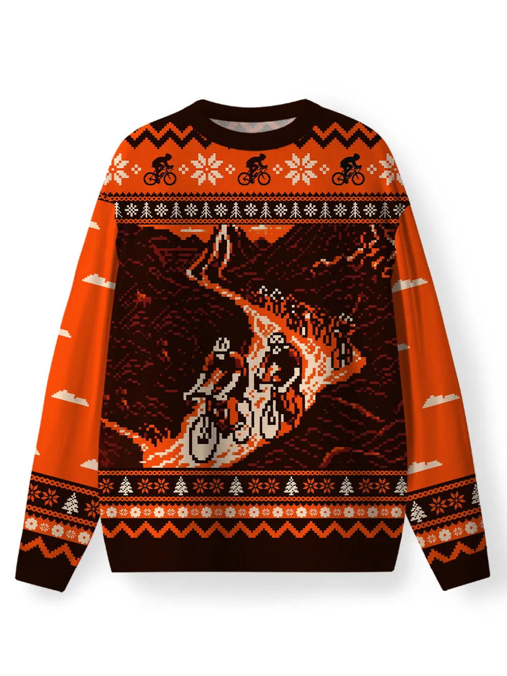 Orionride Volcanic Eruption Men's Sweaters sold by Orionride