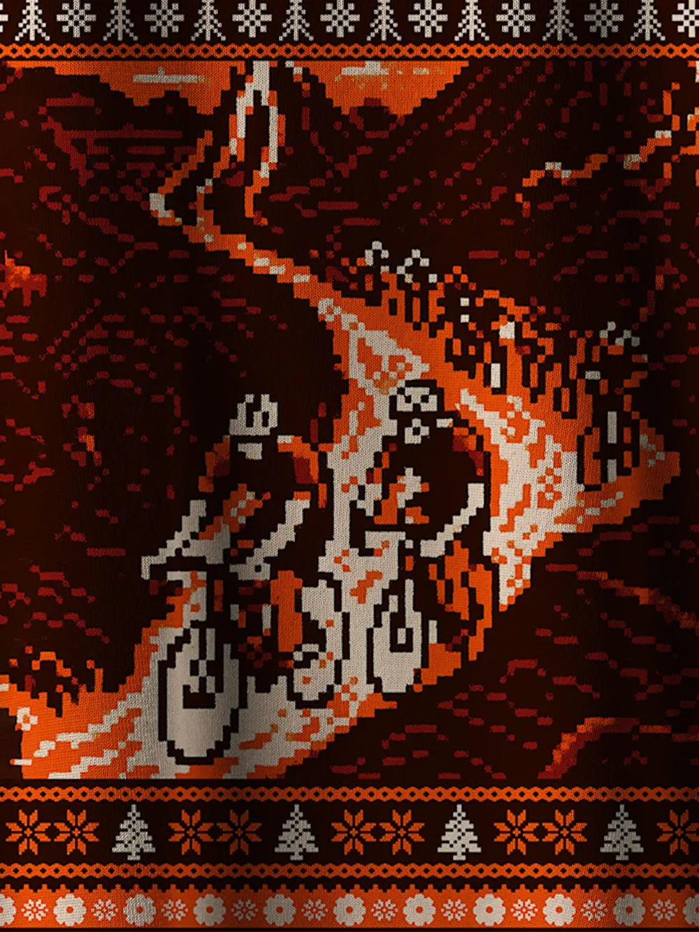 Orionride Volcanic Eruption Men's Sweaters sold by Orionride product image thumbnail 3