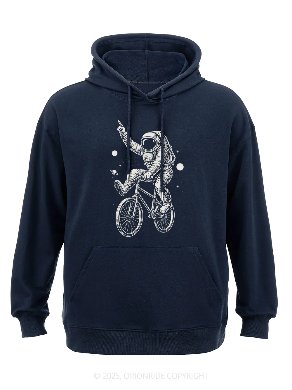 Orionride Astronaut Cycling Classic Hoodie sold by Orionride product image thumbnail 3
