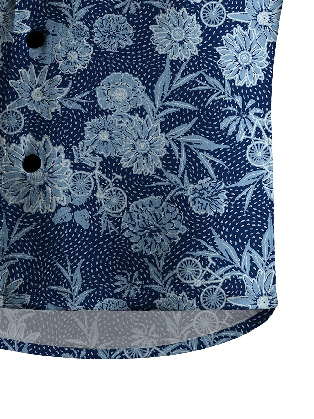 Orionride Flower Room Men's Stretchy Breathable Long Sleeve Gravel Shirt sold by Orionride product image thumbnail 4