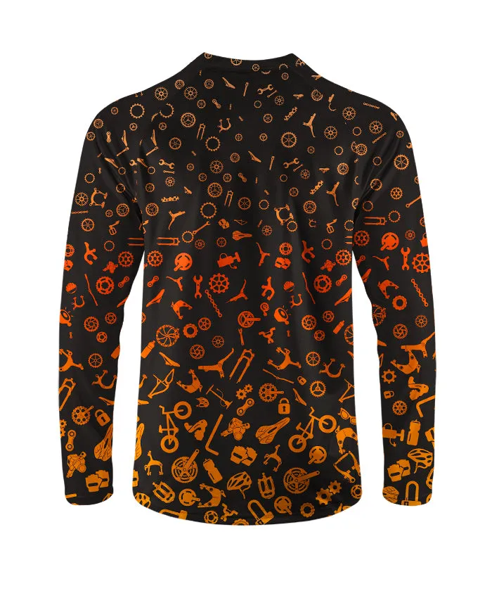 Orionride Perfect Parts Long Sleeve Downhill Jersey sold by Orionride product image thumbnail 3