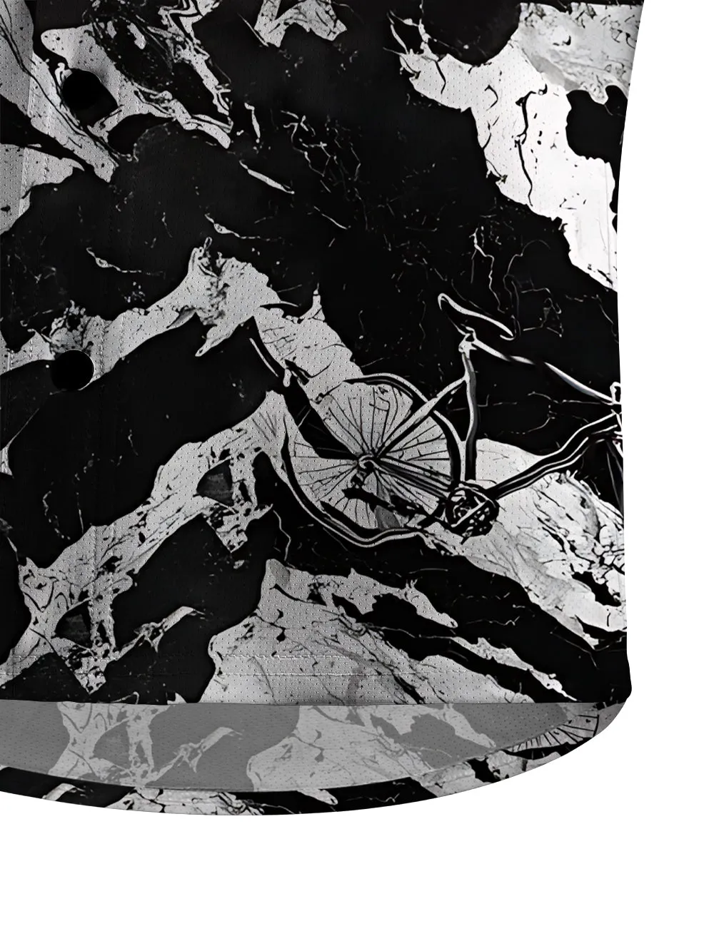 Orionride Abstract Bicycle Men's Stretchy Breathable Long Sleeve Gravel Shirt sold by Orionride product image thumbnail 4