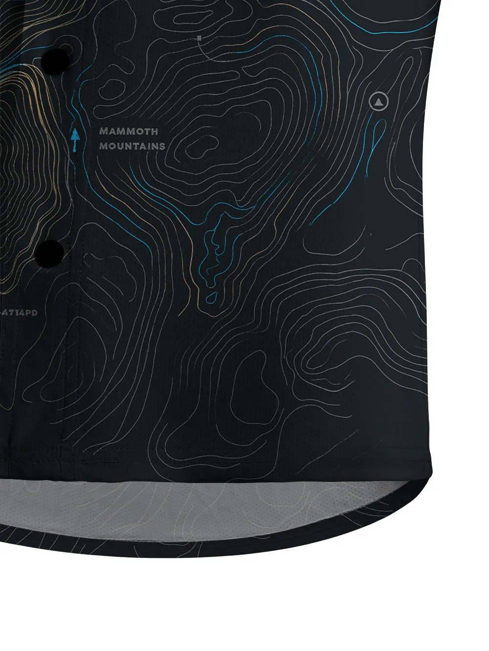 Orionride Panoramic Map Men's Stretchy Breathable Long Sleeve Gravel Shirt sold by Orionride product image thumbnail 4