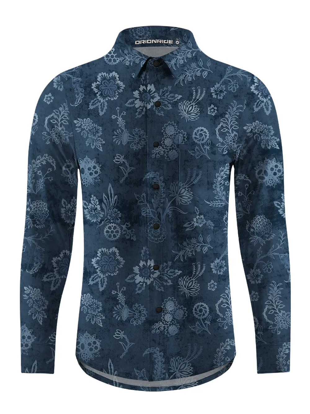 Orionride Gear Petals Men's Stretchy Breathable Long Sleeve Gravel Shirt sold by Orionride