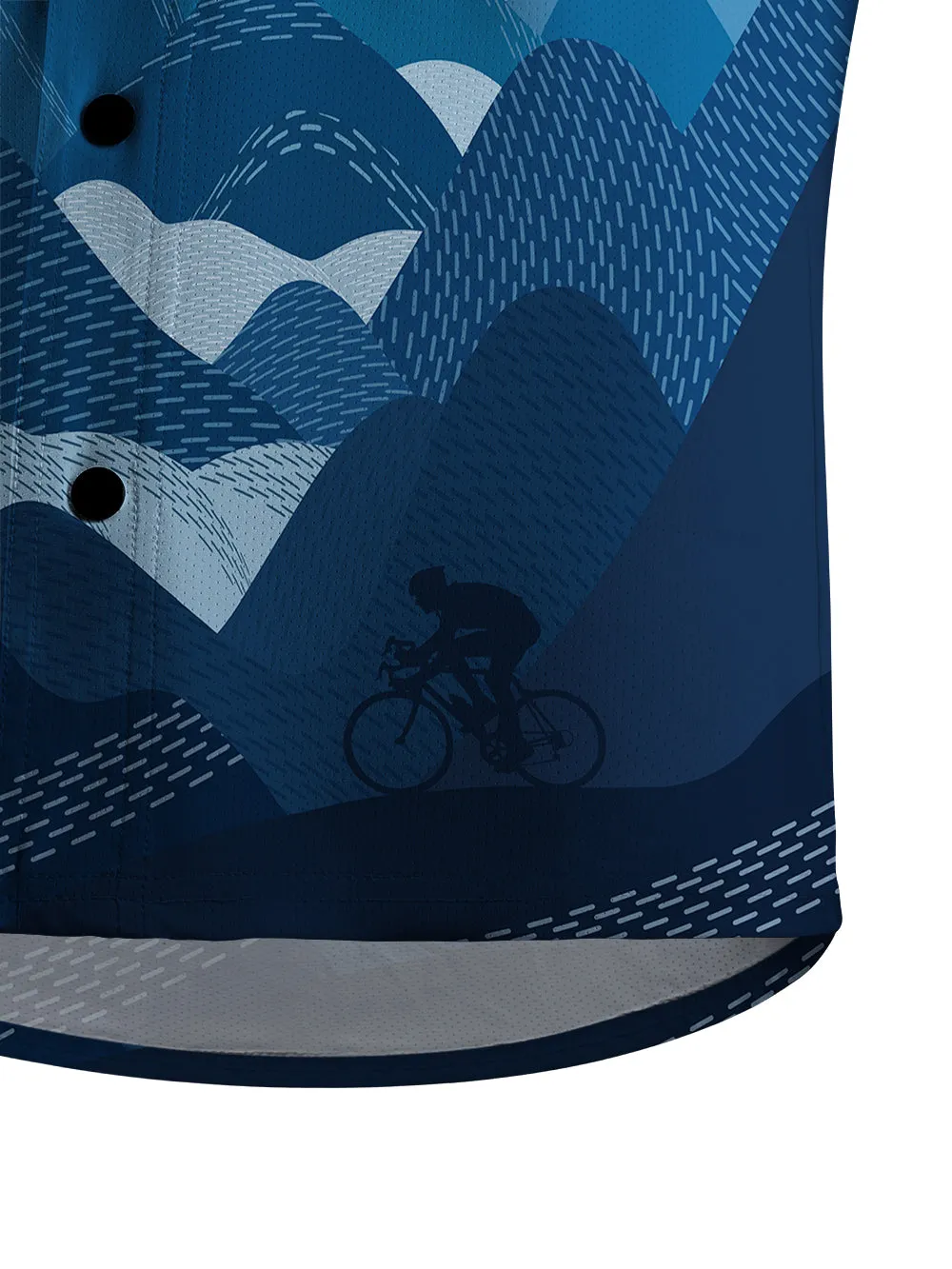 Orionride Wheel Mark Men's Stretchy Breathable Long Sleeve Gravel Shirt sold by Orionride product image thumbnail 4