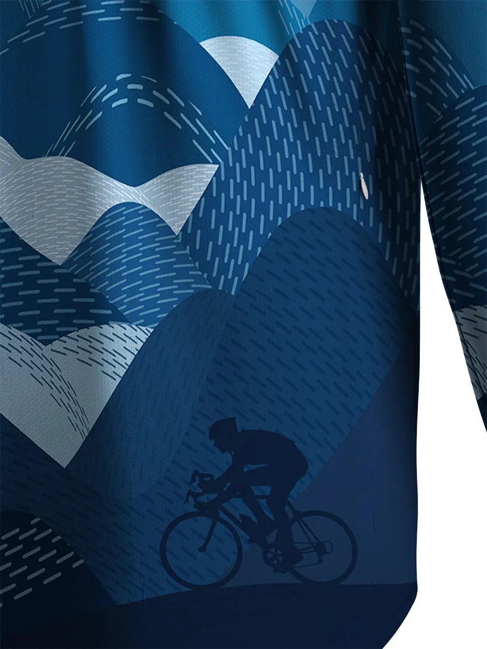 Orionride Wheel Mark Men's Stretchy Breathable Long Sleeve Gravel Shirt sold by Orionride product image thumbnail 5