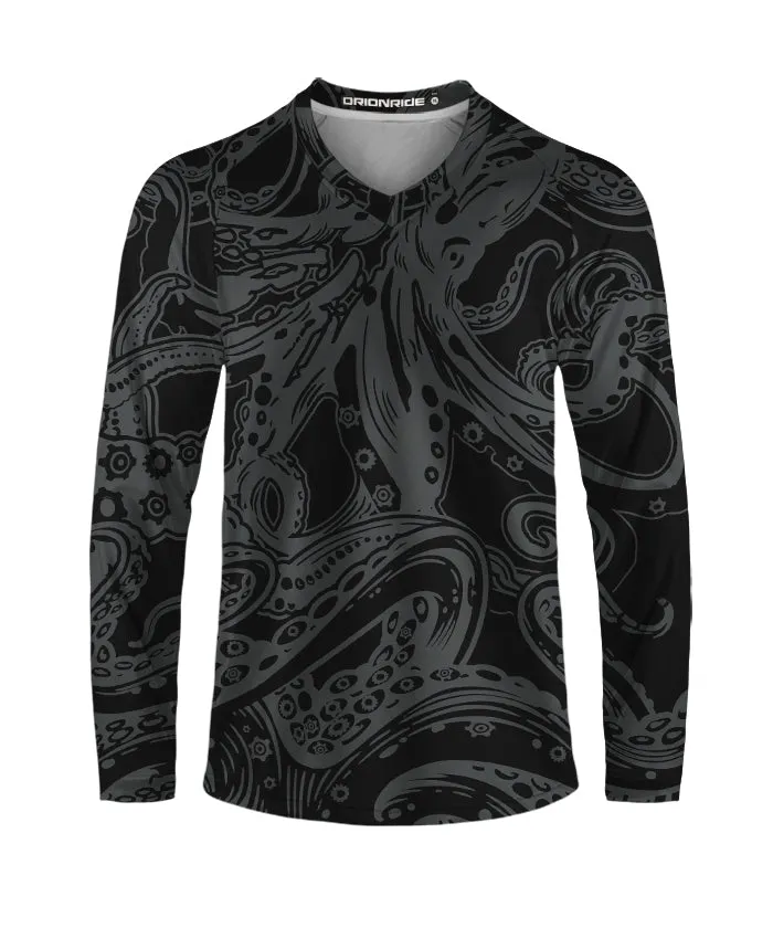 Orionride Octopus Tentacles Long Sleeve Downhill Jersey sold by Orionride product image thumbnail 2