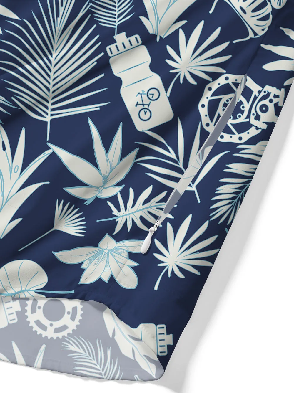 Orionride Short Sleeves Monstera Chain Zipper Pockets Ultra Lightweight Gravel Shirt sold by Orionride product image thumbnail 5