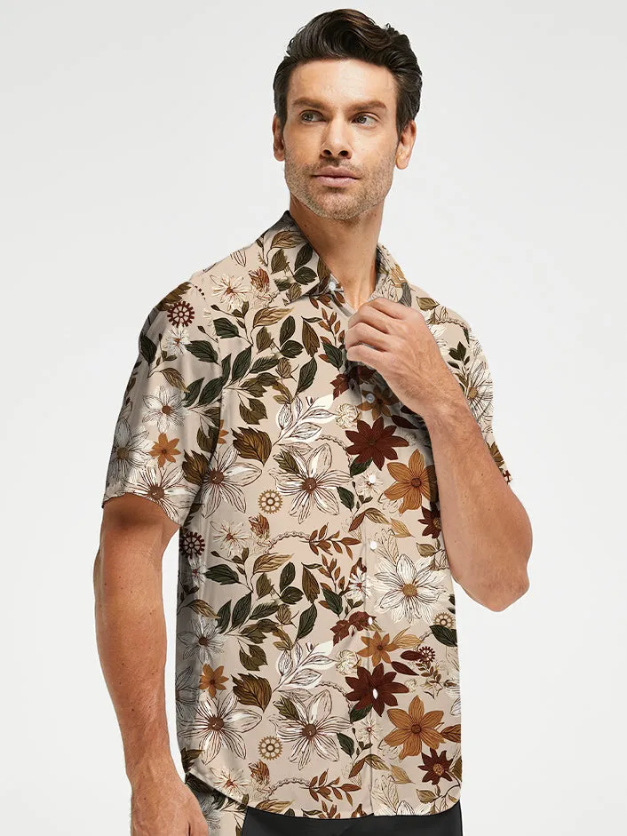 Orionride Maple Leaf Zipper Pockets Ultra Lightweight Short Sleeves Gravel Shirt sold by Orionride product image thumbnail 2