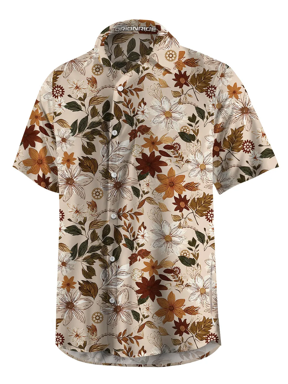 Orionride Maple Leaf Zipper Pockets Ultra Lightweight Short Sleeves Gravel Shirt sold by Orionride product image thumbnail 3