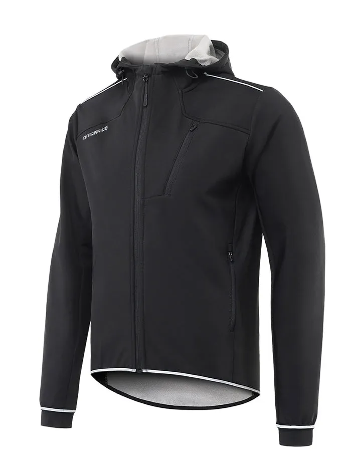 Orionride Cycling Jacket With Hood Mountain Bike Windbreaker Blue sold by Orionride product image thumbnail 4