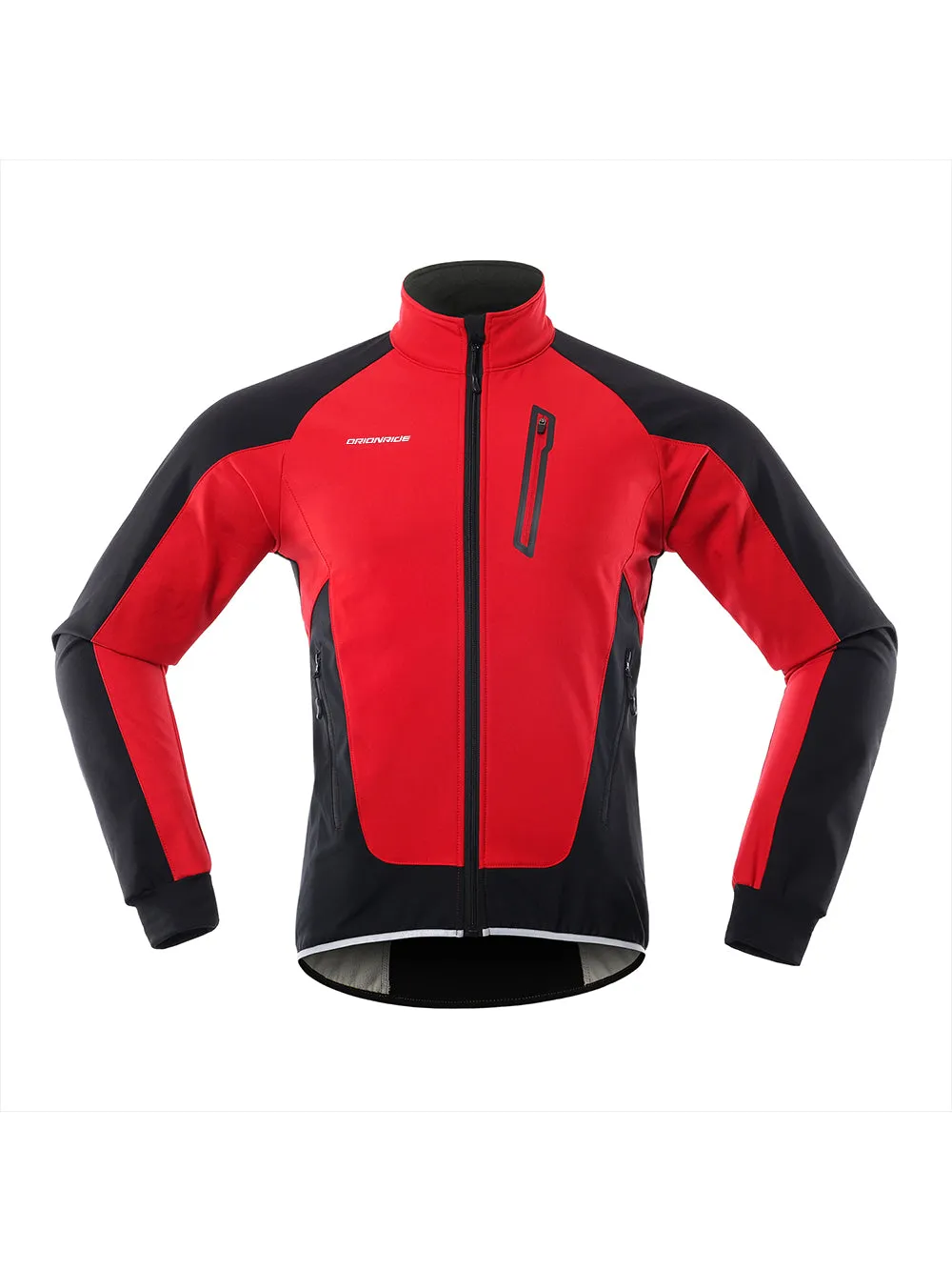 Orionride Cycling Stand Collar Warm Fleece Soft Shell Jacket Red sold by Orionride product image thumbnail 4