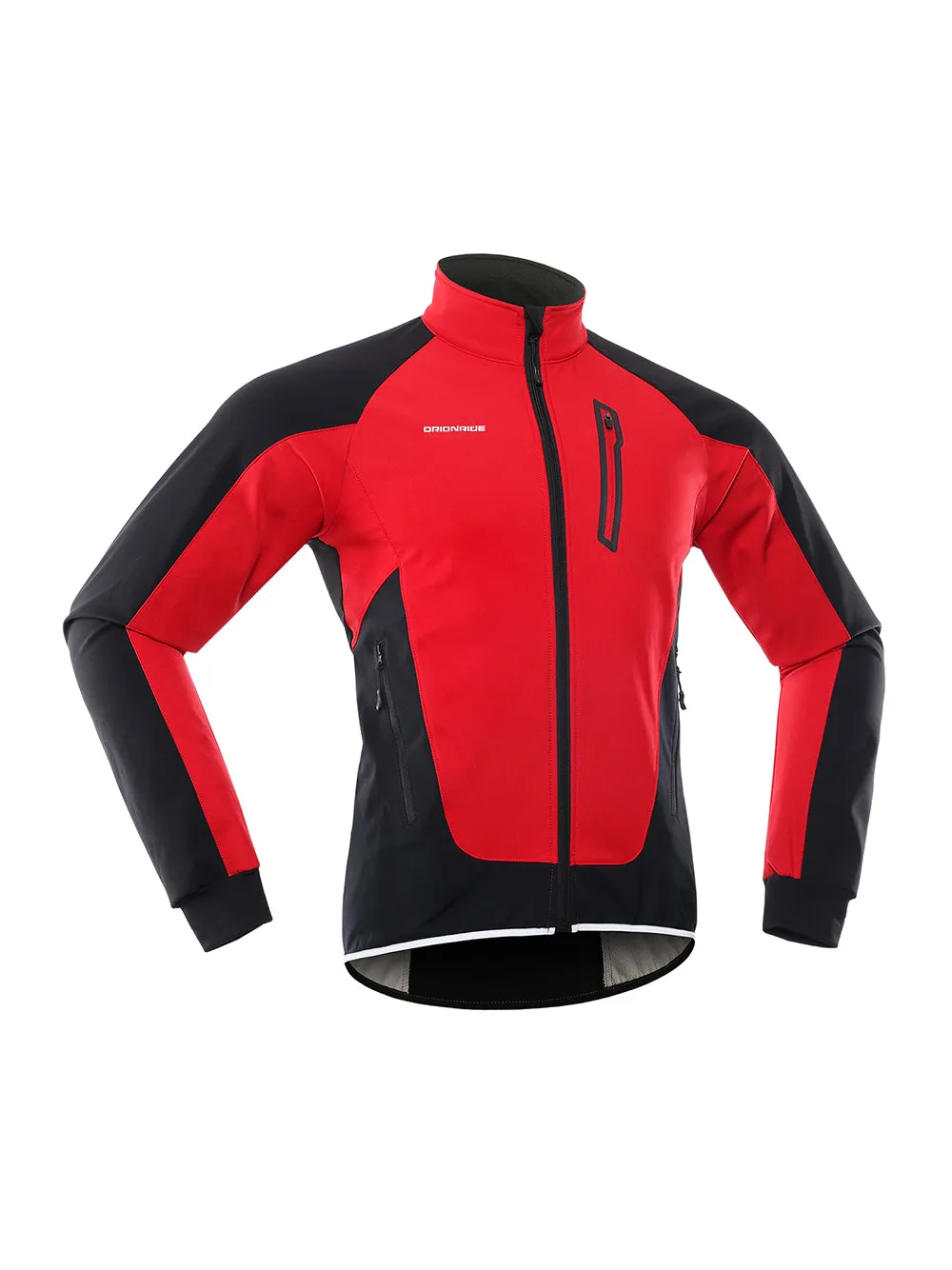 Orionride Cycling Stand Collar Warm Fleece Soft Shell Jacket Red sold by Orionride product image thumbnail 5