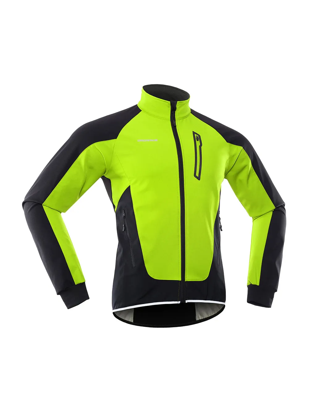 Orionride Cycling Stand Collar Warm Fleece Soft Shell Jacket Green sold by Orionride product image thumbnail 5