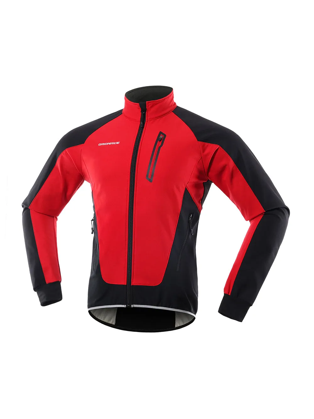 Orionride Cycling Stand Collar Warm Fleece Soft Shell Jacket Green sold by Orionride product image thumbnail 2