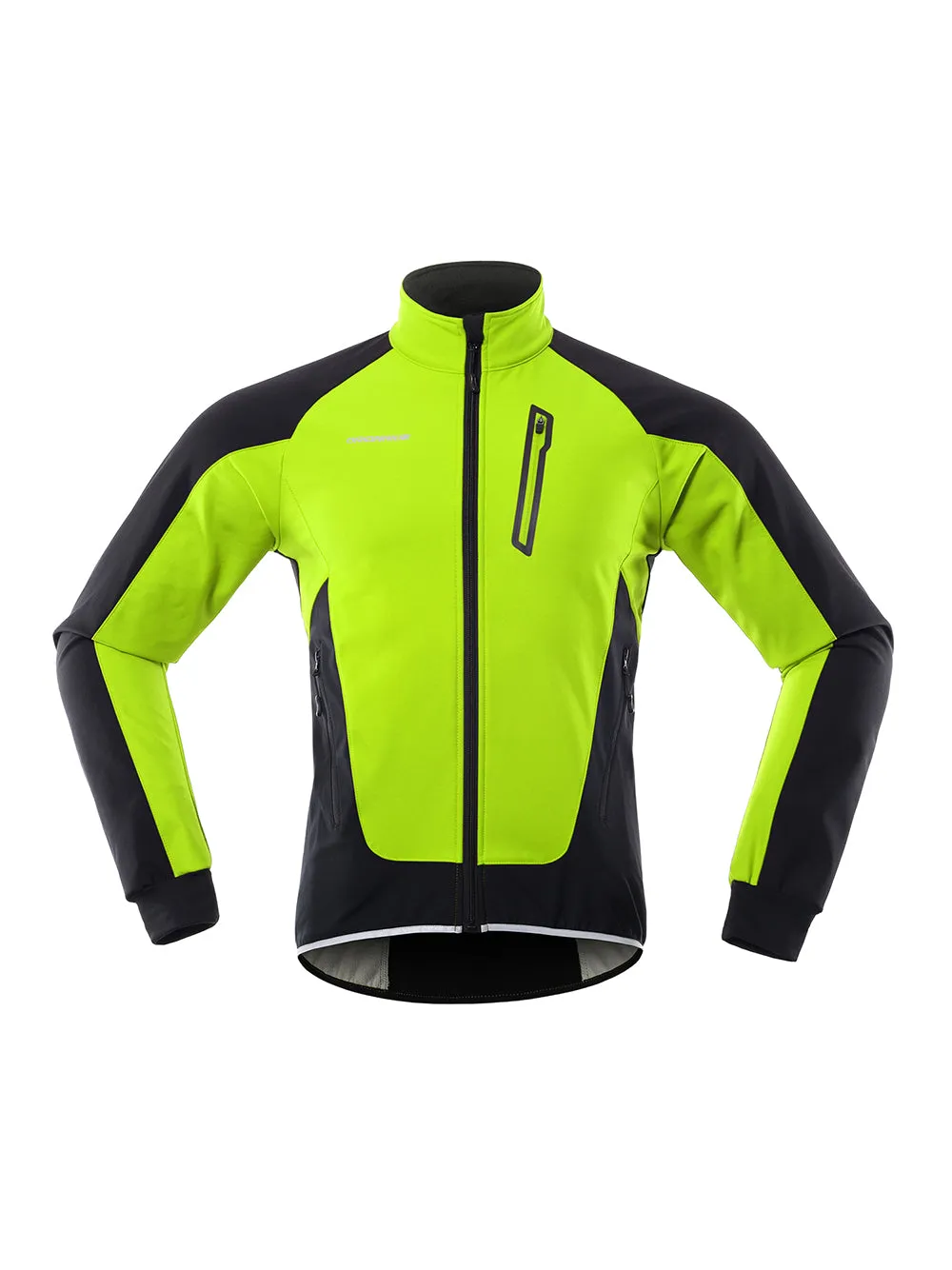 Orionride Cycling Stand Collar Warm Fleece Soft Shell Jacket Green sold by Orionride product image thumbnail 4