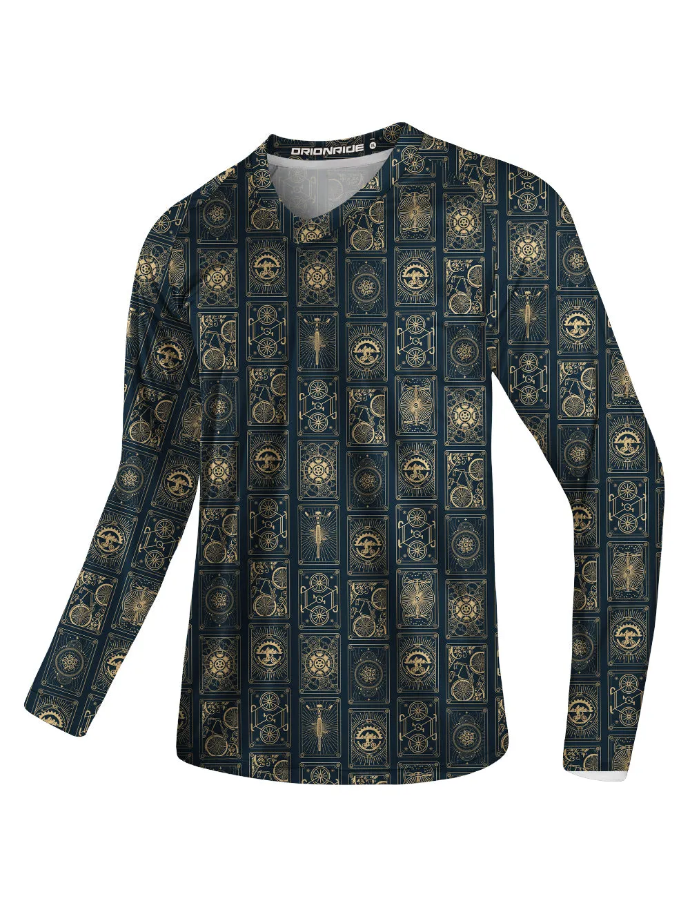 Orionride Bicycle Cards Long Sleeve Downhill Jersey sold by Orionride