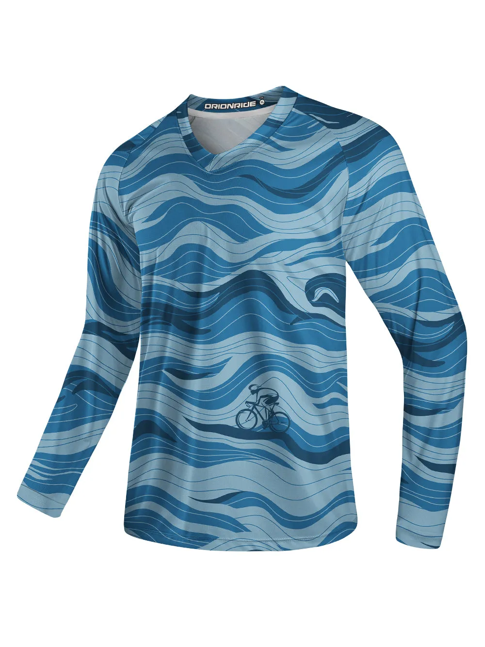 Orionride Winding Curves Long Sleeve Downhill Jersey sold by Orionride
