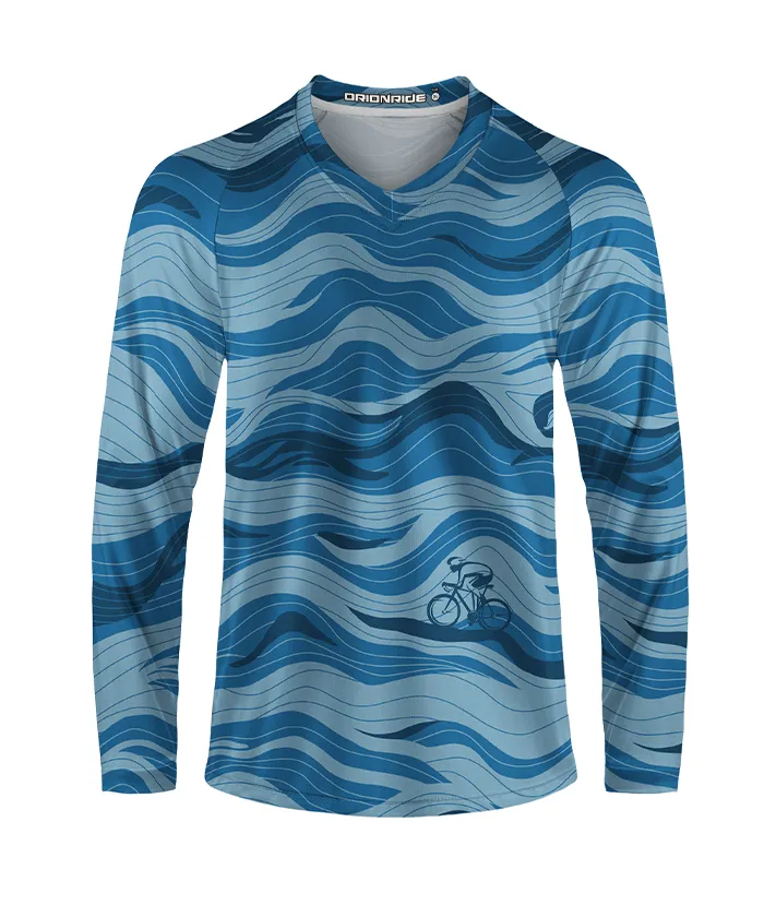 Orionride Winding Curves Long Sleeve Downhill Jersey sold by Orionride product image thumbnail 2