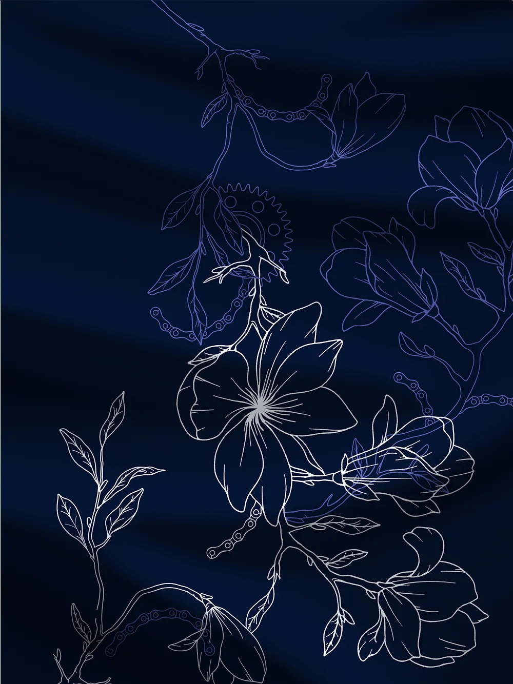 Orionride Gear Hibiscus Flower Crew Neck Pullover Sweatshirt sold by Orionride product image thumbnail 4