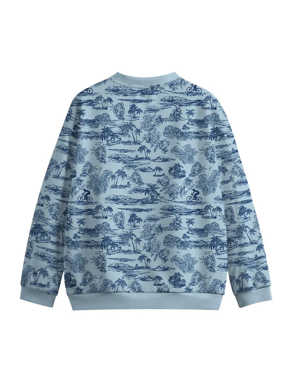 Orionride Mysterious Island Crew Neck Pullover Sweatshirt sold by Orionride product image thumbnail 2