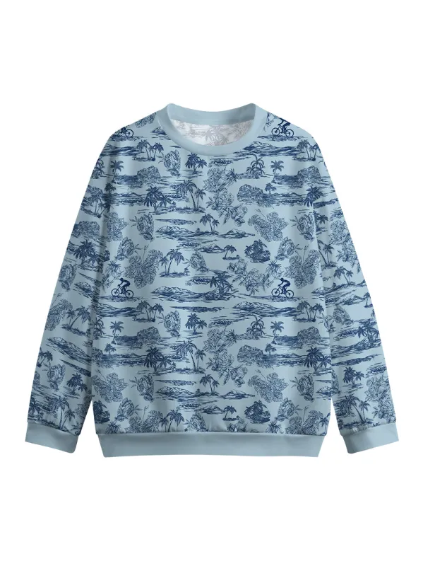 Orionride Mysterious Island Crew Neck Pullover Sweatshirt sold by Orionride