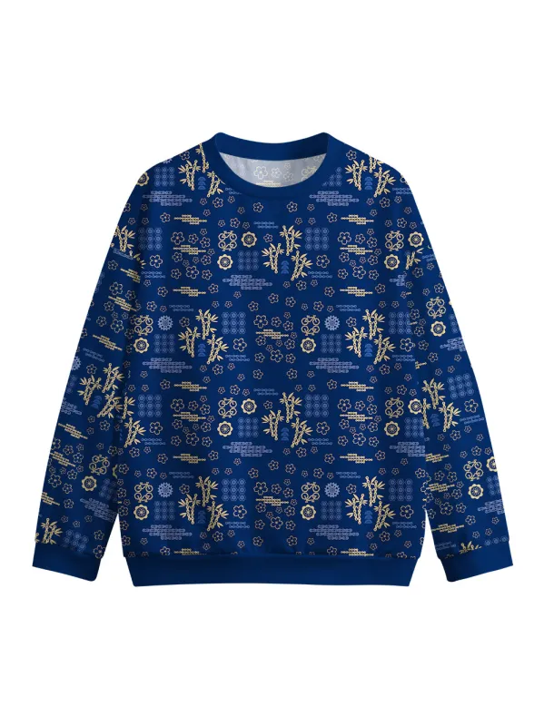 Orionride Bamboo Gear Crew Neck Pullover Sweatshirt sold by Orionride