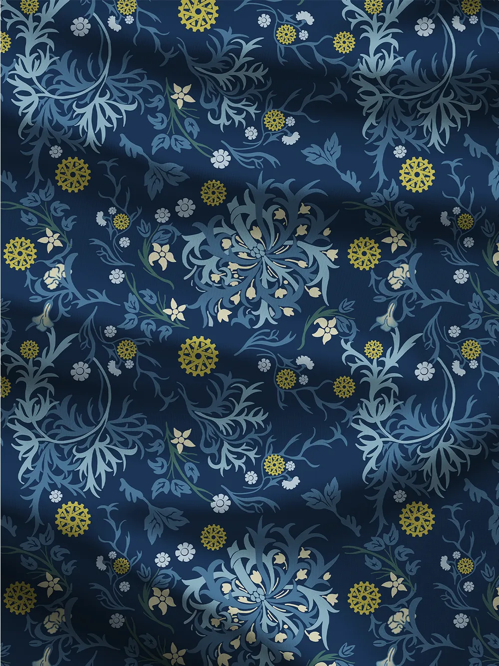 Orionride Leafy Gears Crew Neck Pullover Sweatshirt sold by Orionride product image thumbnail 4