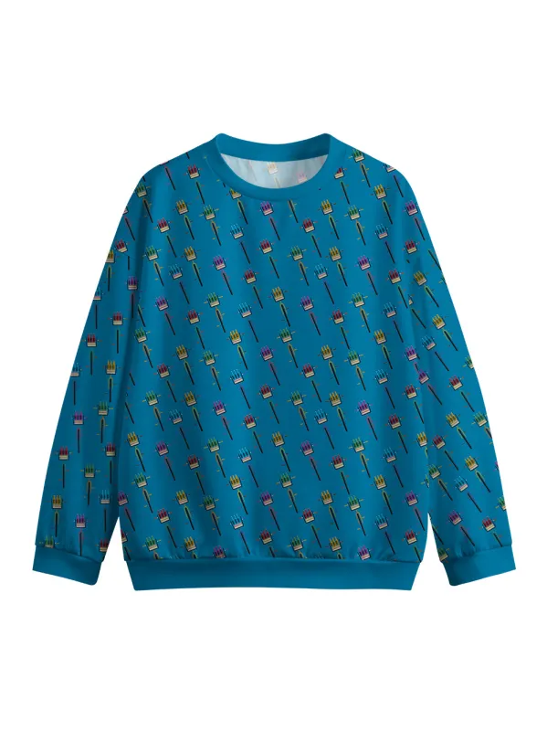 Orionride Beer In A Basket Crew Neck Pullover Sweatshirt sold by Orionride