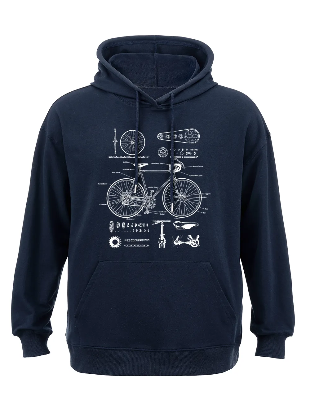 Orionride Bicycle Structure Classic Hoodie sold by Orionride product image thumbnail 5