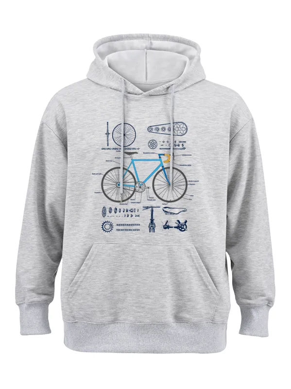 Orionride Bicycle Structure Classic Hoodie sold by Orionride