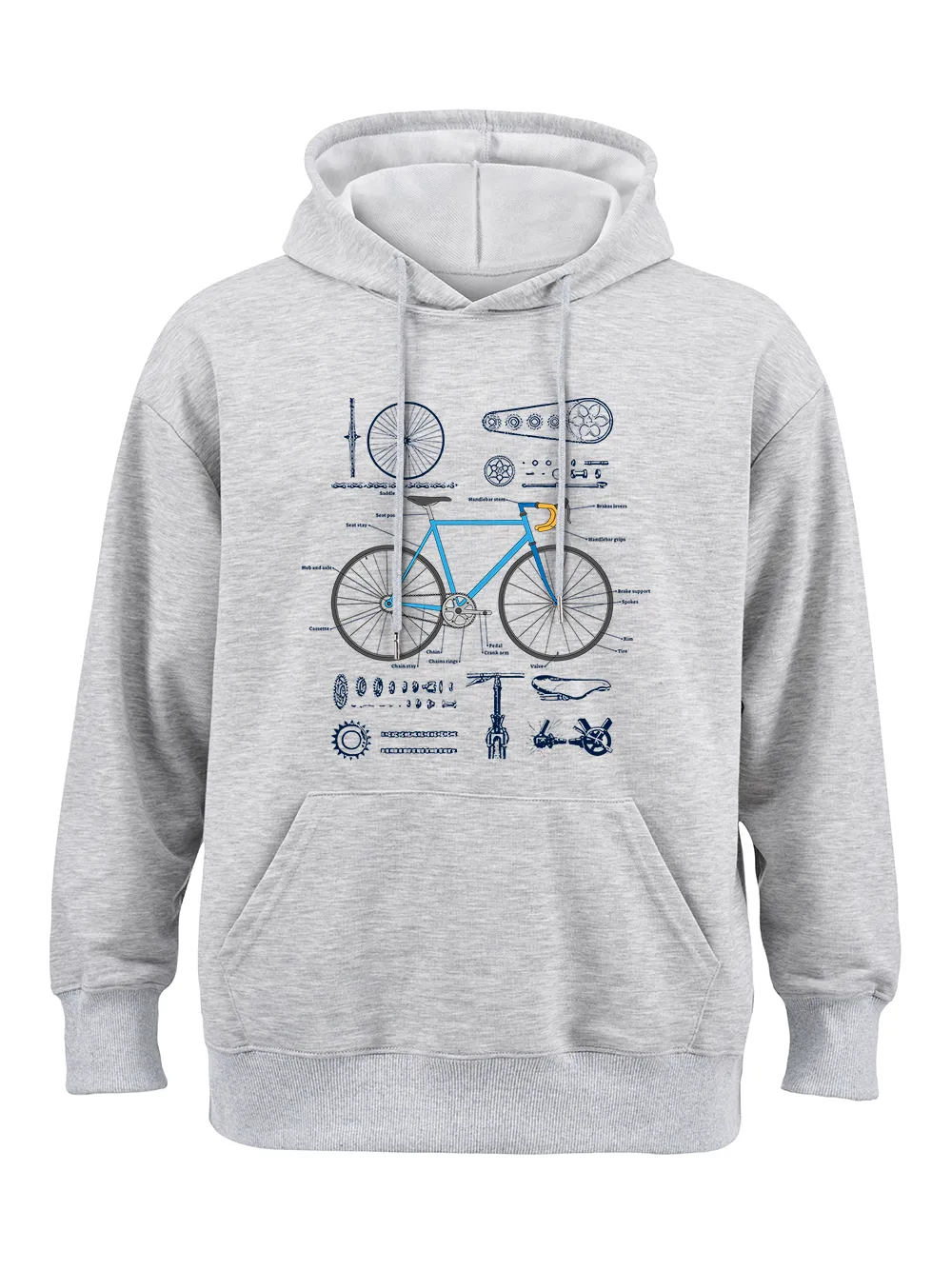 Orionride Bicycle Structure Classic Hoodie sold by Orionride