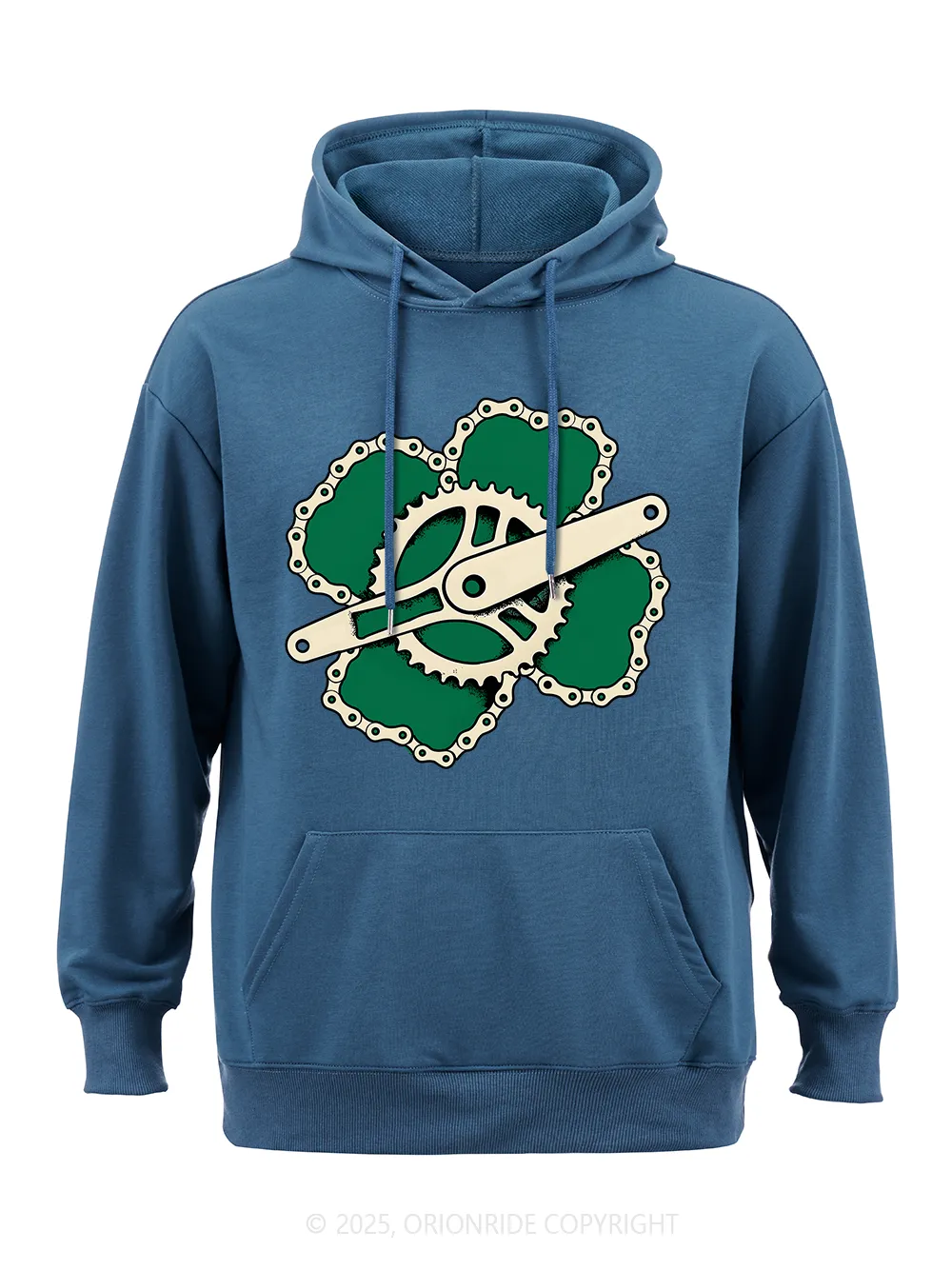 Orionride Four-Leaf Clover Classic Hoodie sold by Orionride product image thumbnail 3