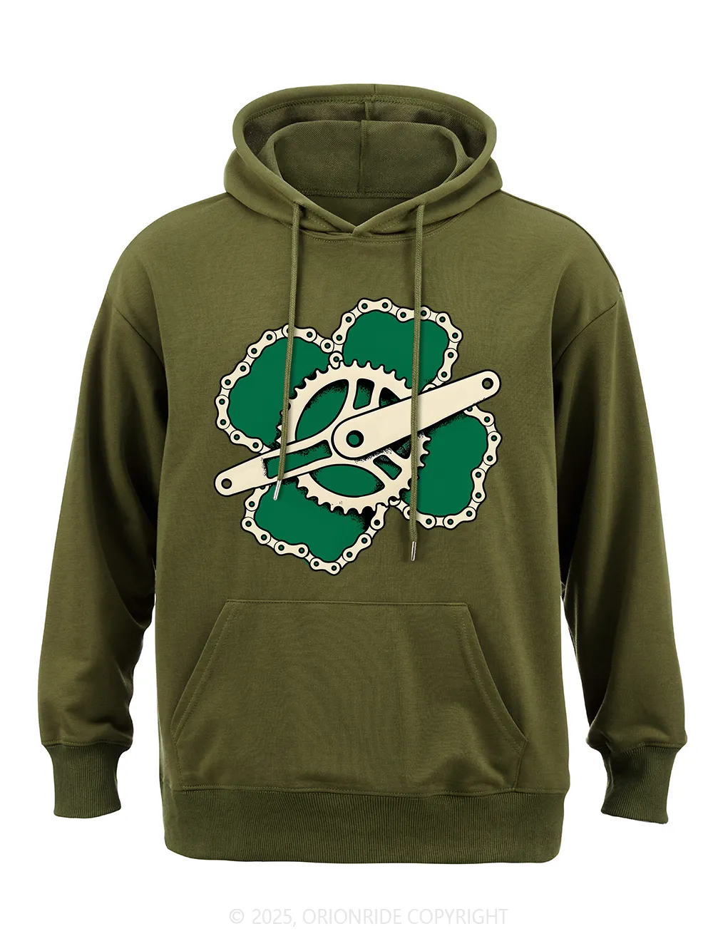 Orionride Four-Leaf Clover Classic Hoodie sold by Orionride product image thumbnail 5