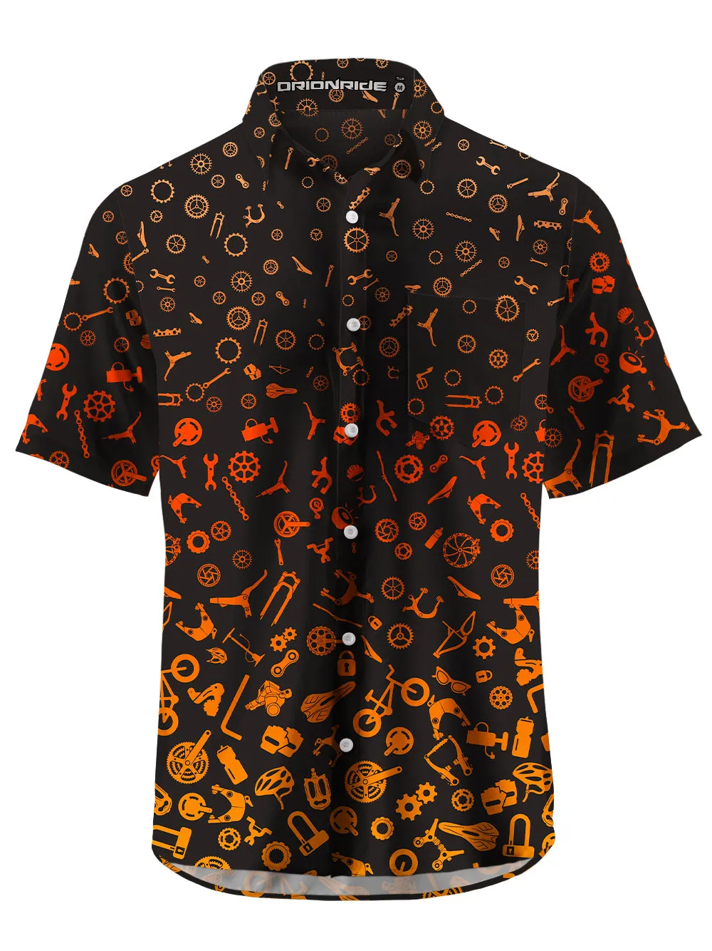 Orionride Perfect Parts Zipper Pockets Ultra Lightweight Short Sleeves Gravel Shirt sold by Orionride