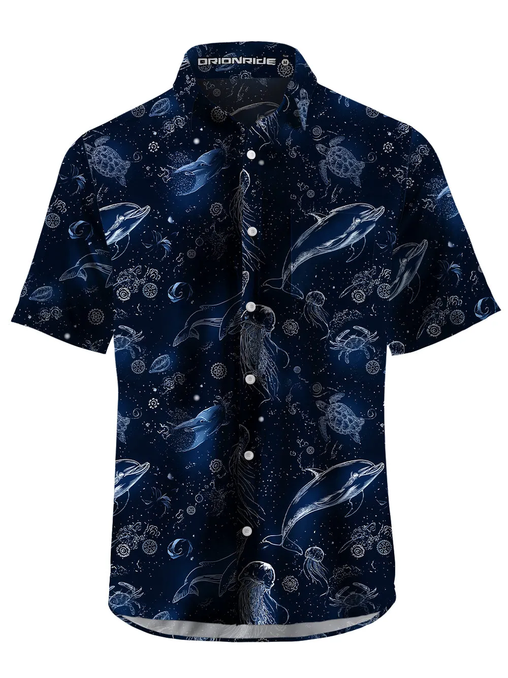 Orionride Secrets Of The Ocean Zipper Pockets Ultra Lightweight Short Sleeves Gravel Shirt sold by Orionride