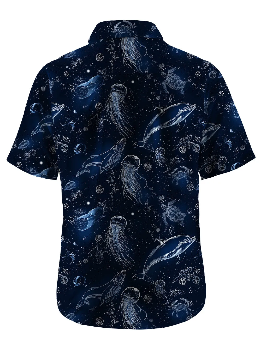 Orionride Secrets Of The Ocean Zipper Pockets Ultra Lightweight Short Sleeves Gravel Shirt sold by Orionride product image thumbnail 4