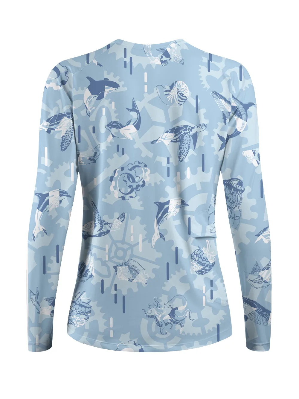 Orionride Lively Underwater World Women's Quick Dry Downhill Jersey sold by Orionride product image thumbnail 3