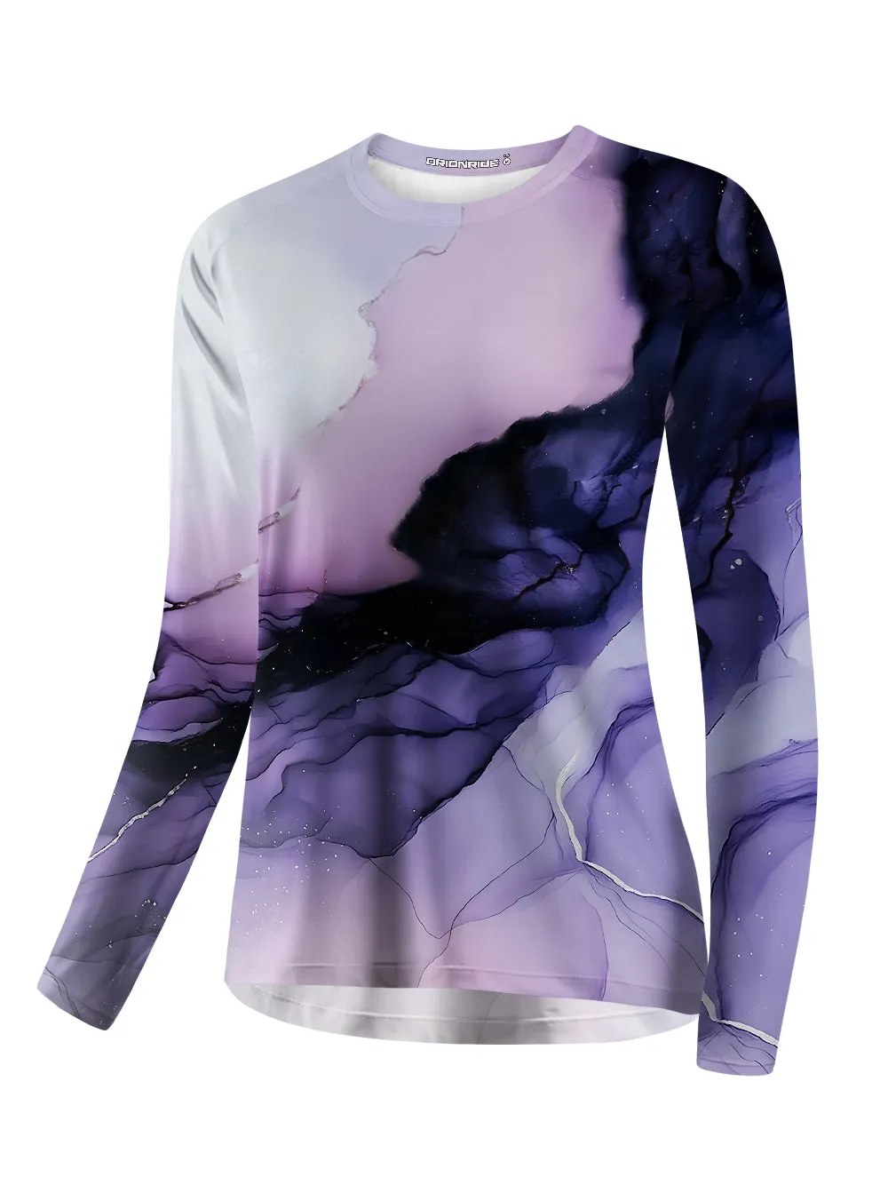 Orionride Purple Ink Women's Quick Dry Downhill Jersey sold by Orionride
