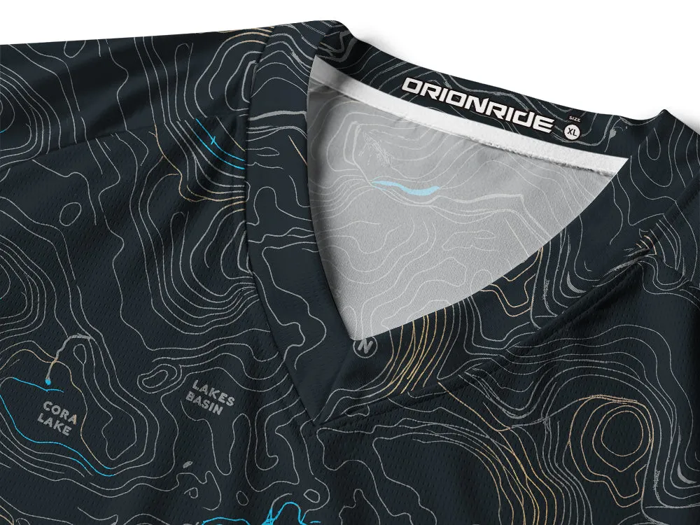Orionride Panoramic Map Long Sleeve Downhill Jersey sold by Orionride product image thumbnail 4
