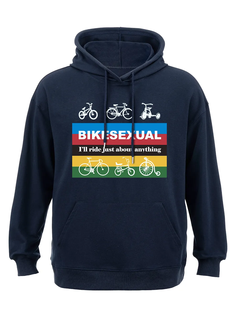 Orionride Color Strip Cycling Classic Hoodie sold by Orionride