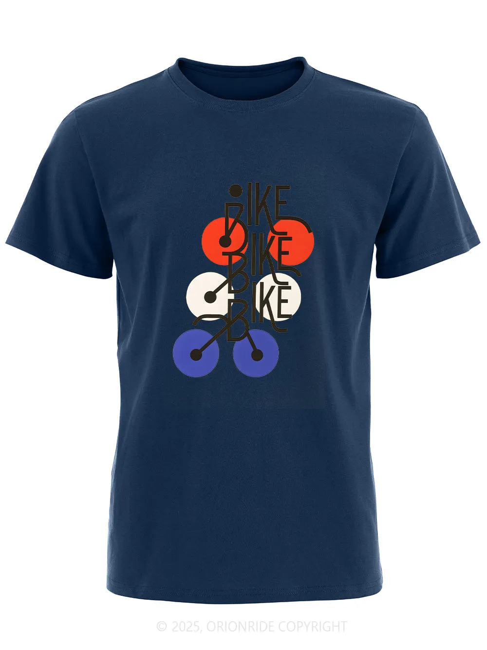 Orionride Unique Frame Short Sleeves Bike T-Shirt sold by Orionride product image thumbnail 3