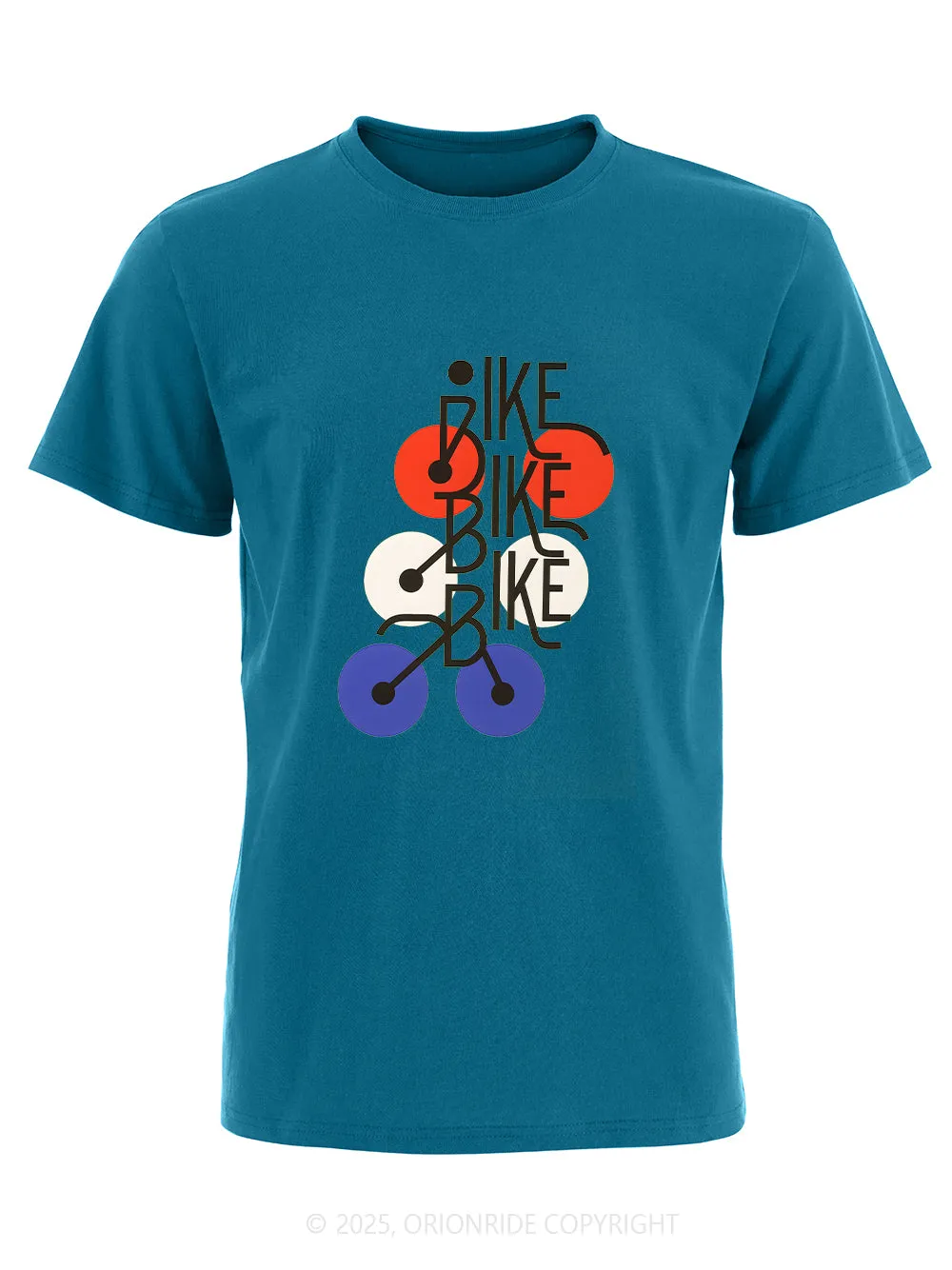 Orionride Unique Frame Short Sleeves Bike T-Shirt sold by Orionride product image thumbnail 5