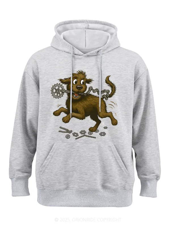 Orionride Dog Bite Chain Classic Hoodie sold by Orionride