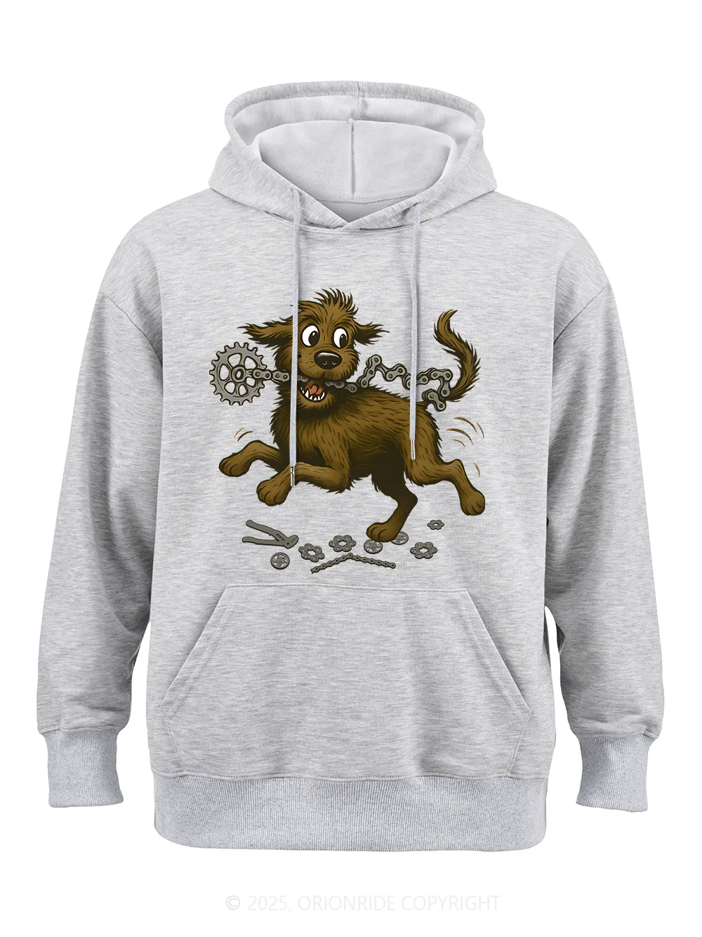 Orionride Dog Bite Chain Classic Hoodie sold by Orionride