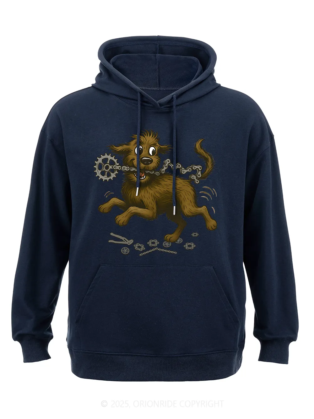 Orionride Dog Bite Chain Classic Hoodie sold by Orionride product image thumbnail 5