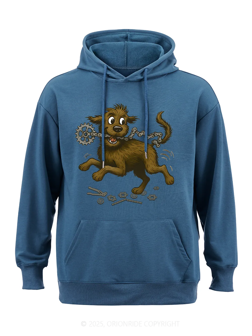 Orionride Dog Bite Chain Classic Hoodie sold by Orionride product image thumbnail 2