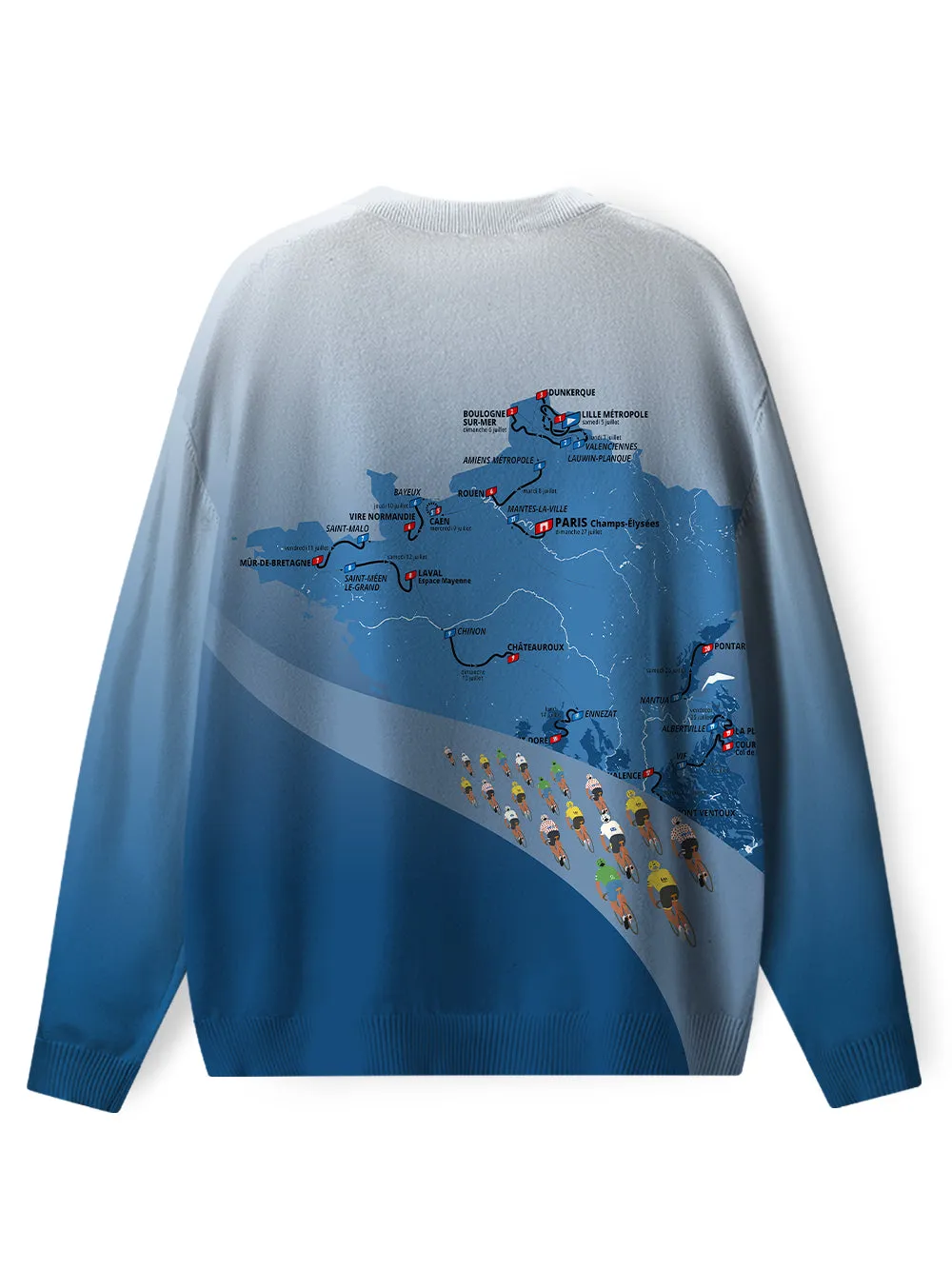 Orionride Race Route Men's Sweaters sold by Orionride product image thumbnail 3